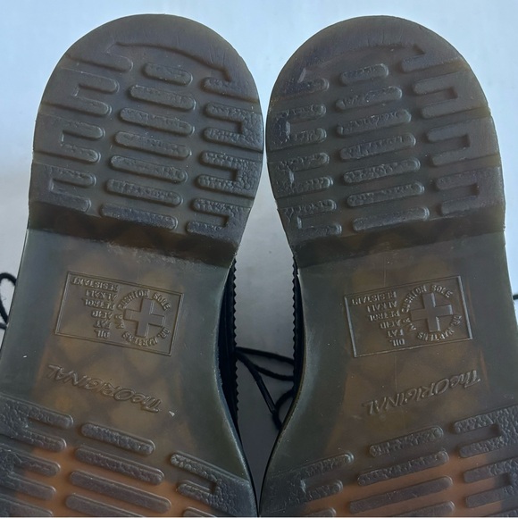 DR. MARTENS' 3989 Vintage Brogue Lace Up Wingtip Oxford Leather Shoes Black Sz 7 - Picture 11 of 17